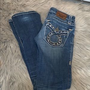 Big Star Jeans Liv Slim Boot with Bling Size 23R
